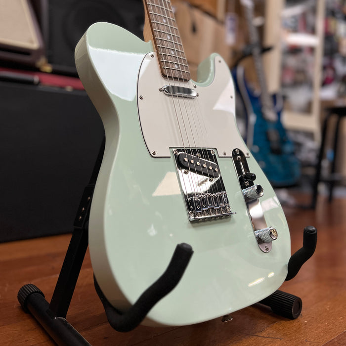 USED Squier Affinity Series Telecaster Electric Guitar, Seafoam Green