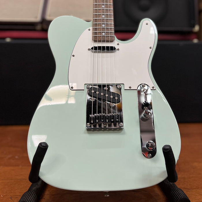 USED Squier Affinity Series Telecaster Electric Guitar, Seafoam Green
