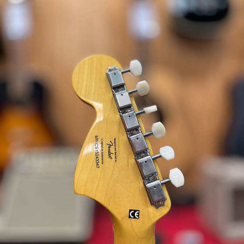 USED Squier Classic Vibe 60's Mustang Electric Guitar, Olympic White