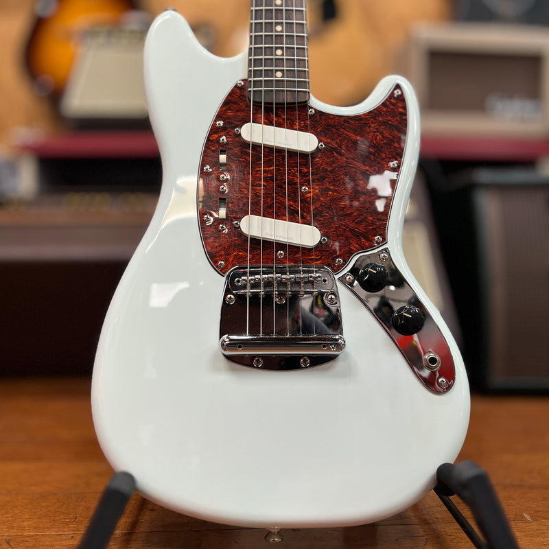 USED Squier Classic Vibe 60's Mustang Electric Guitar, Olympic White