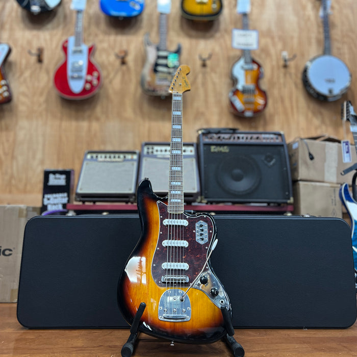 USED Squier Classic Vibe Bass VI Guitar w/ HSC, Sunburst