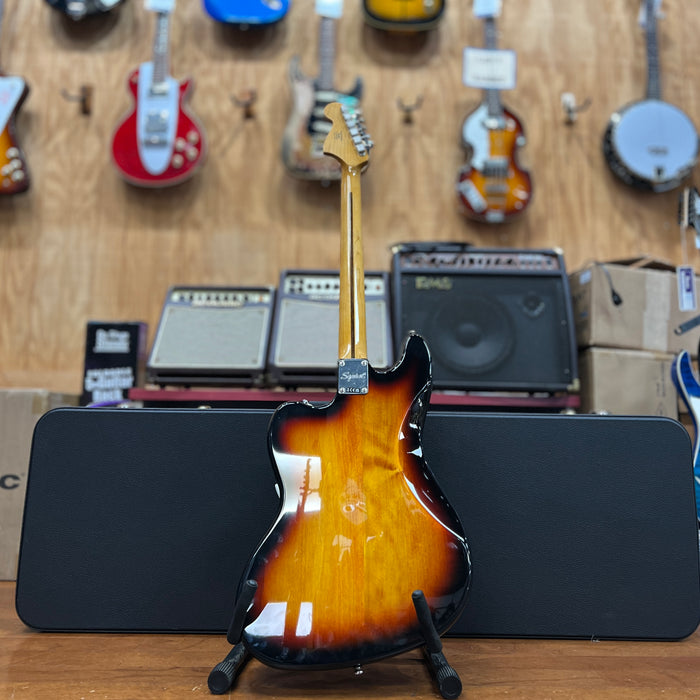 USED Squier Classic Vibe Bass VI Guitar w/ HSC, Sunburst