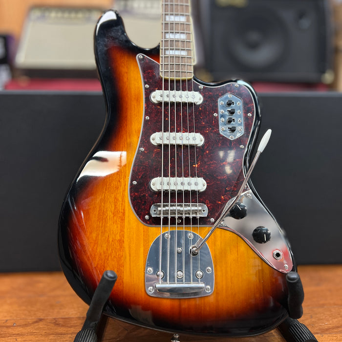 USED Squier Classic Vibe Bass VI Guitar w/ HSC, Sunburst