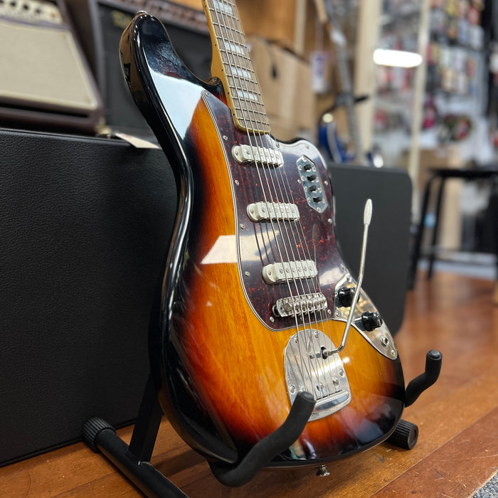 USED Squier Classic Vibe Bass VI Guitar w/ HSC, Sunburst