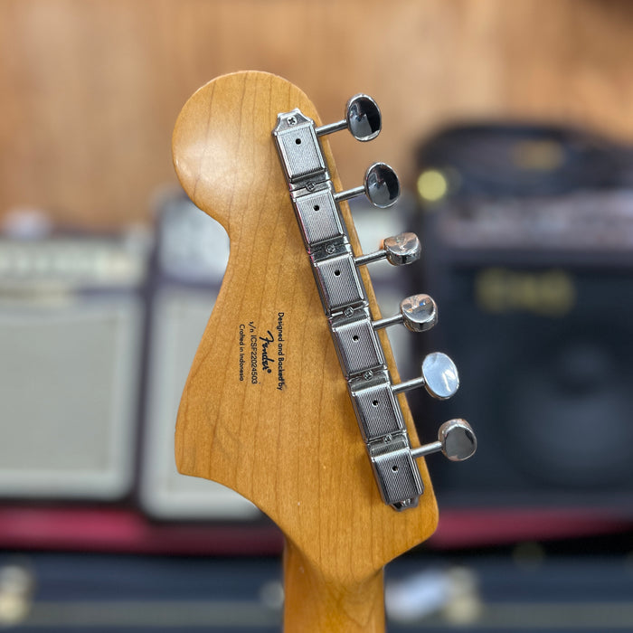 USED Squier Classic Vibe Bass VI Guitar w/ HSC, Sunburst