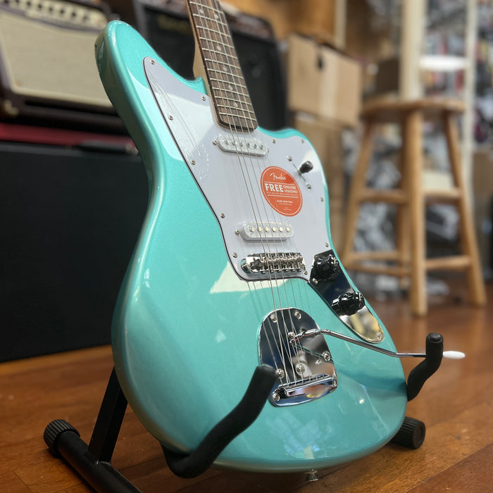 USED Squier Limited Edition Affinity Series Jaguar Electric Guitar, Mystic Seafoam