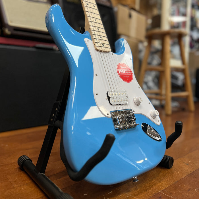 USED Squier Limited Edition Sonic Stratocaster HT H Electric Guitar, California Blue