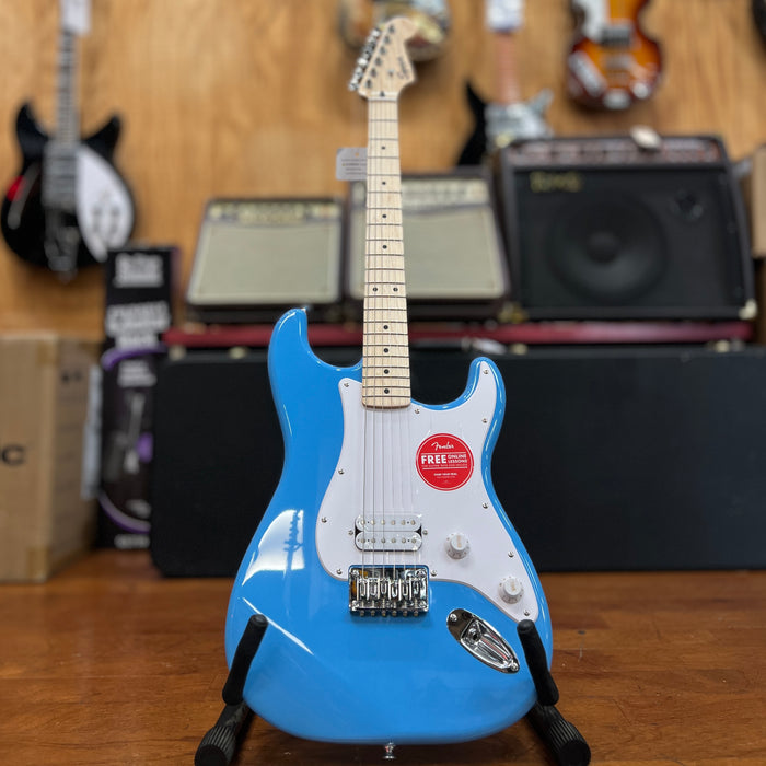 USED Squier Limited Edition Sonic Stratocaster HT H Electric Guitar, California Blue