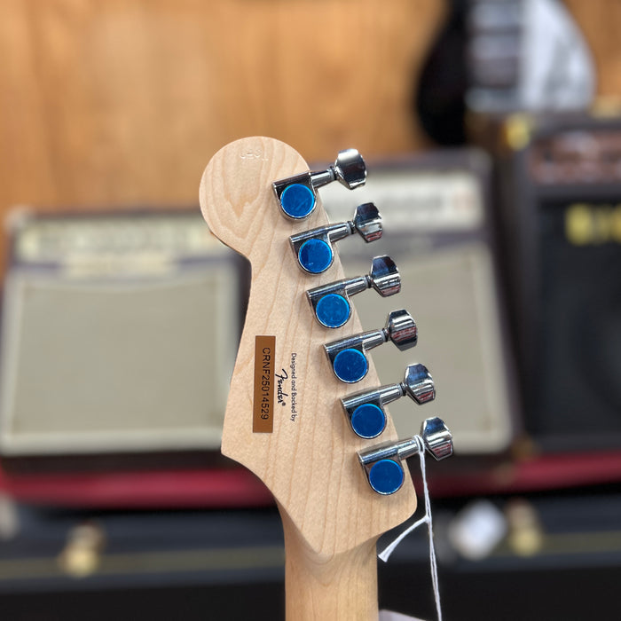 USED Squier Limited Edition Sonic Stratocaster HT H Electric Guitar, California Blue