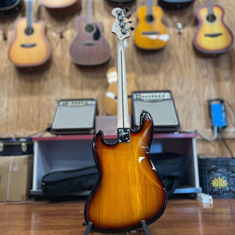 USED Squier STANDARD JAZZ BASS Tobacco Burst-Dirt Cheep