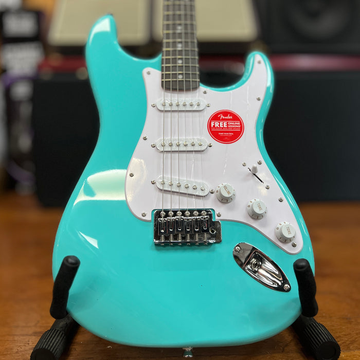 USED Squier Sonic Stratocaster Limited-Edition Electric Guitar Surf Green