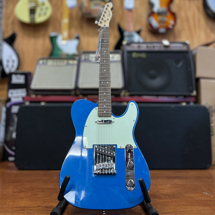 USED Squier Telecaster Electric Guitar, Lake Placid Blue