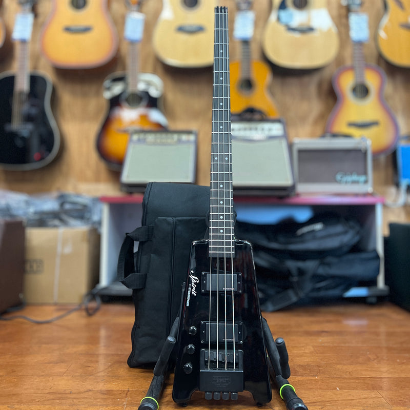 USED Steinberger Spirit XT-2 Standard Lefty Bass Black W/Bag