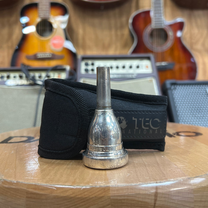 USED Stork Custom T2 Trombone Mouthpiece w/ Pouch