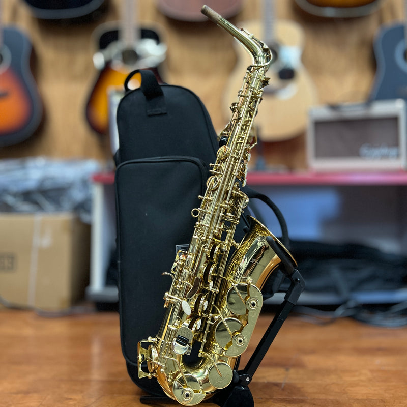 USED Strauss 6117 Student Alto Saxophone Outfit SER # (S018)