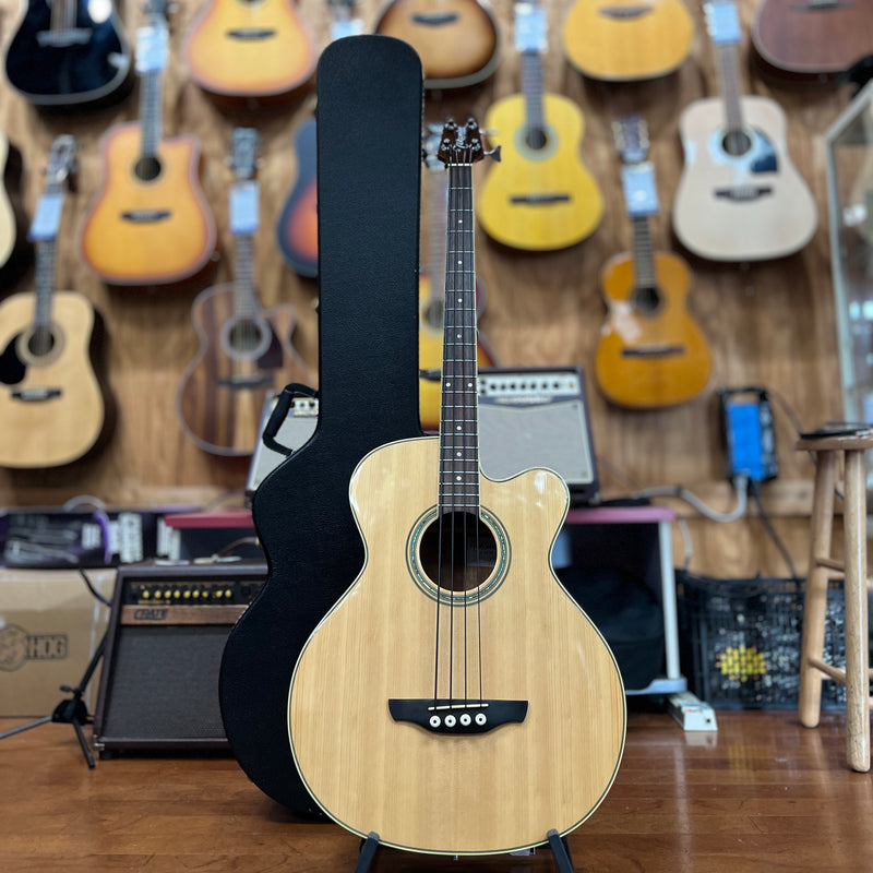 USED Takamine G Series EGB2S Jumbo Acoustic-Electric Bass w/ OHSC