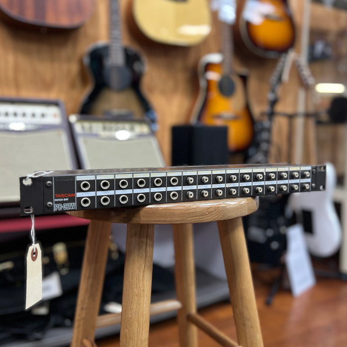 USED Tascam PB-32W Patch Bay 1/4" & RCA I/O, Japan