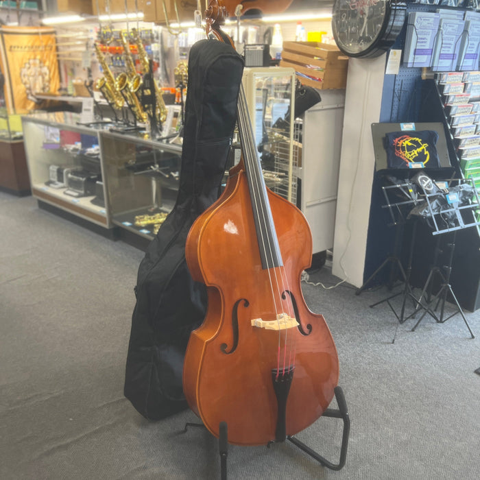 USED Torelli Sonata 500 Upright Bass w/ Stand and Bag, 1/2 Size