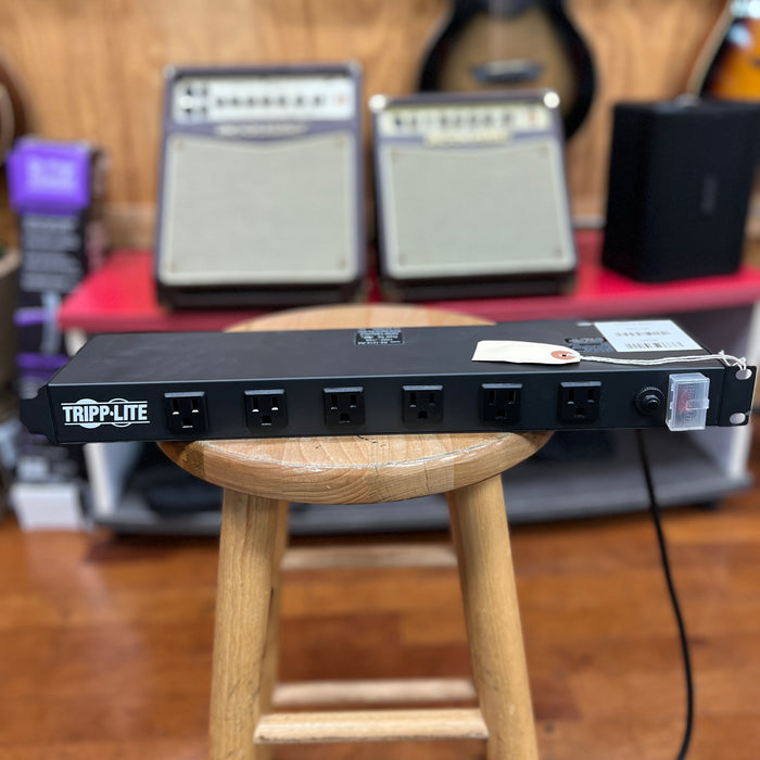 USED Tripp Lite 12-Outlet Rack Mount Power Strip PDU, Six Front & Six Rear Facing Outlets