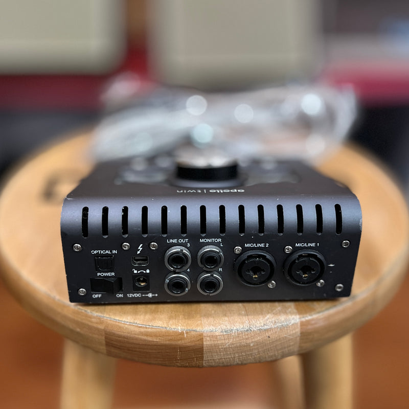 USED UA Apollo Twin Solo MKII Interface w/ Thunderbolt 2 cable