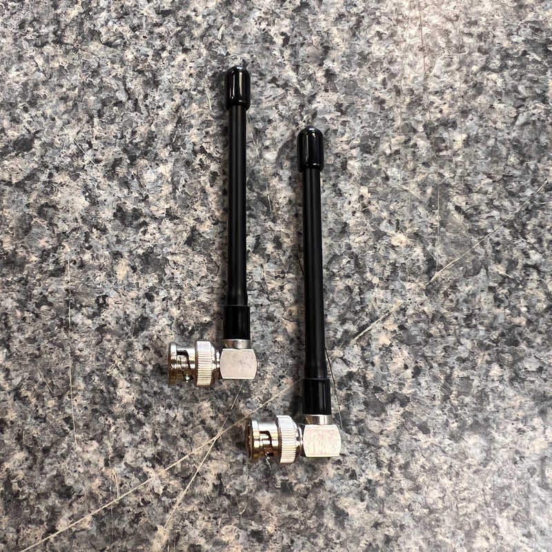 USED UHF BNC 1/4 Wave Antennas for Audio Technica Receivers, 2 pc
