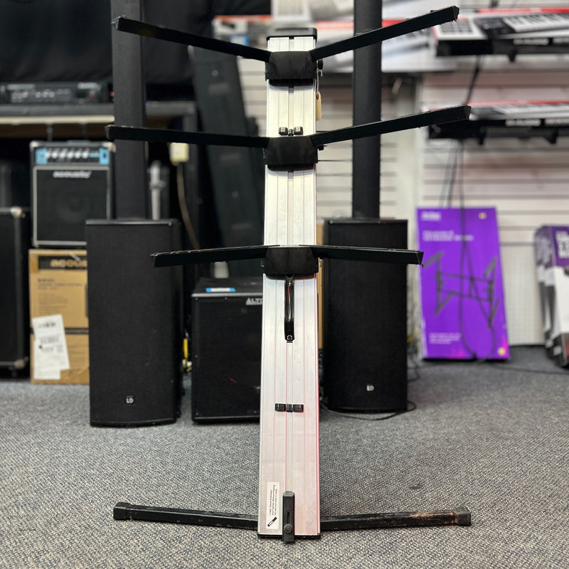USED Ultimate Support Apex AX-48 Pro Column Keyboard Stand - Silver