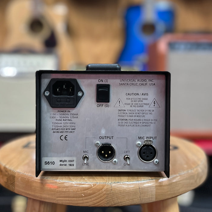 USED Universal Audio SOLO / 610 Classic Tube Microphone Preamp / DI Box
