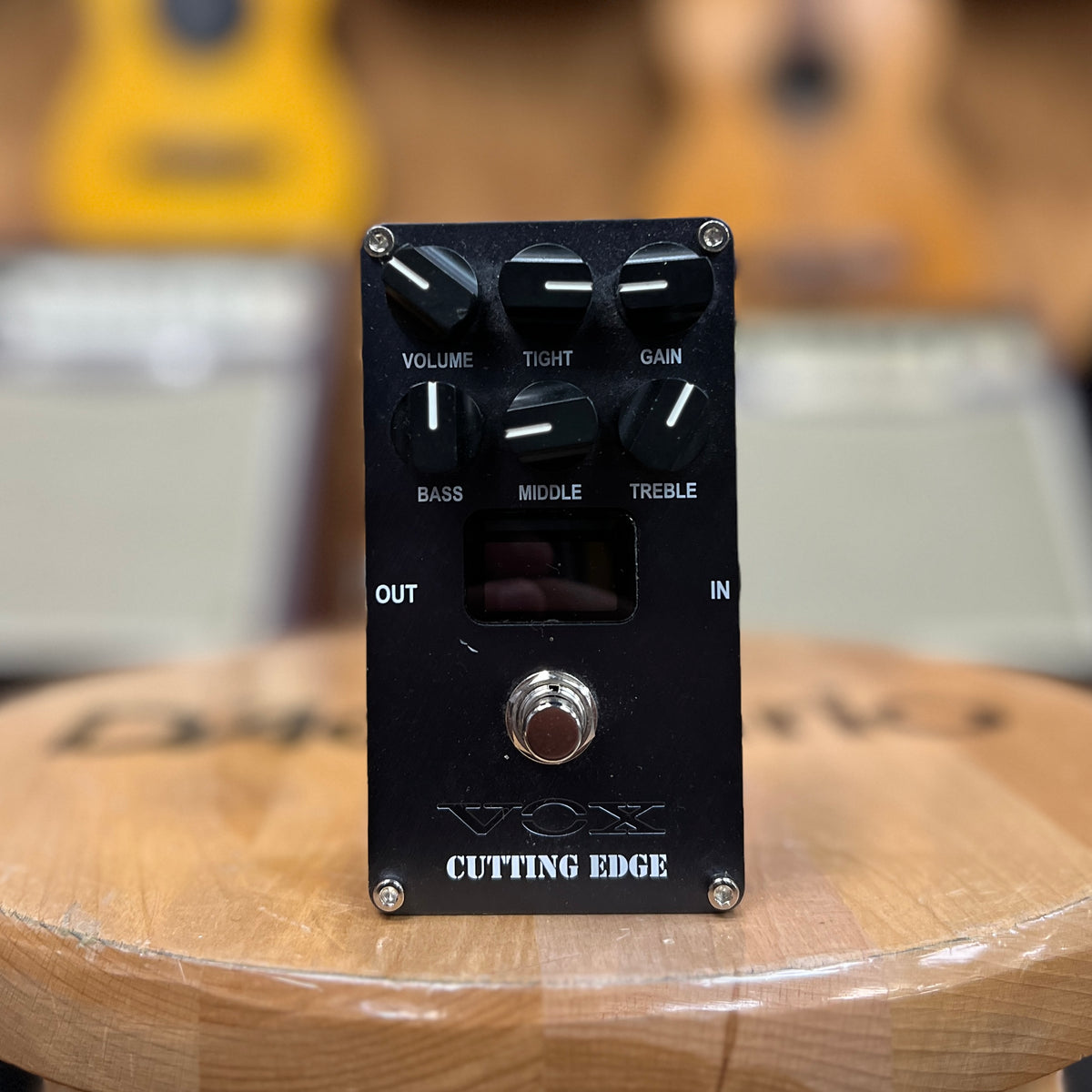 ギター VOX CUTTING EDGE USED USED VOX Valvenergy Cutting Edge Distortion Pedal — Dirt Cheep