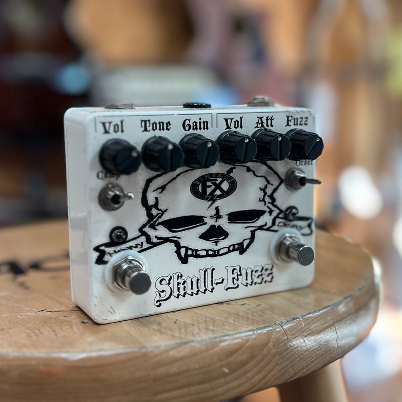 USED VintageFX SkullFuzz Dual Overdrive Fuzz Effect Pedal