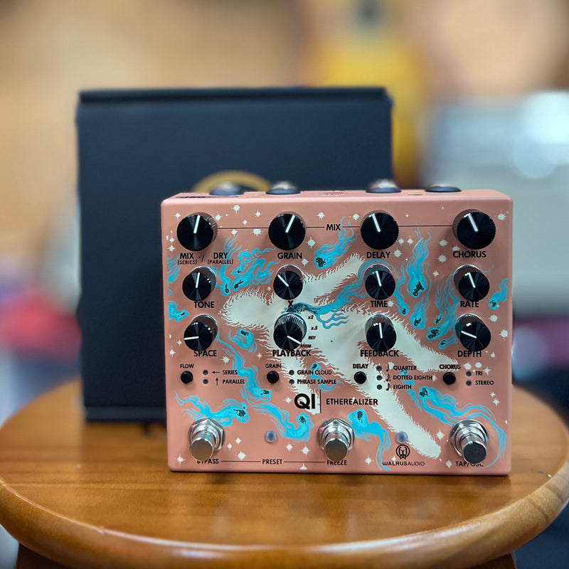 USED Walrus Audio SIGNED Yvette Young New Qi Etherializer Multieffects