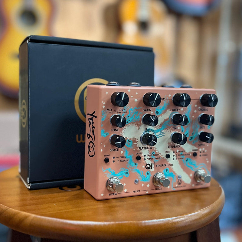 USED Walrus Audio SIGNED Yvette Young New Qi Etherializer Multieffects