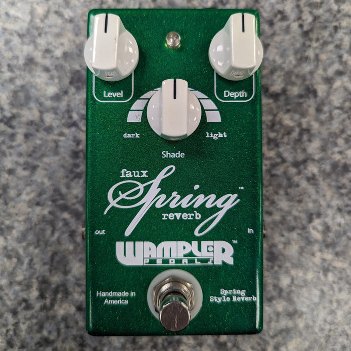 USED Wampler Faux Spring Reverb Effect Pedal