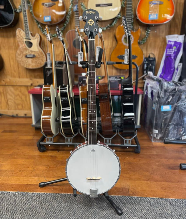 USED Washburn B7-A Americana 5-String Open-Back Banjo