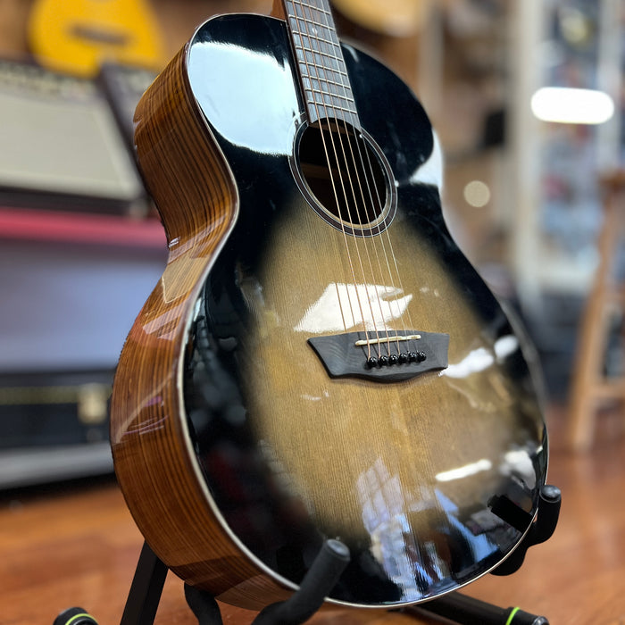 USED Washburn BTS9CH-D-U Bella Tono Novo S9 Acoustic Guitar, Gloss Charcoal Burst