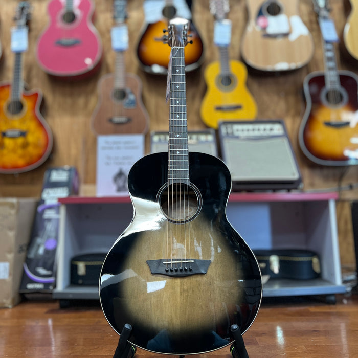 USED Washburn BTS9CH-D-U Bella Tono Novo S9 Acoustic Guitar, Gloss Charcoal Burst