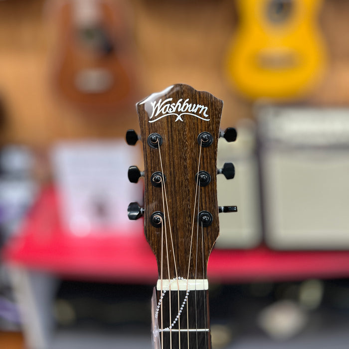 USED Washburn BTS9CH-D-U Bella Tono Novo S9 Acoustic Guitar, Gloss Charcoal Burst