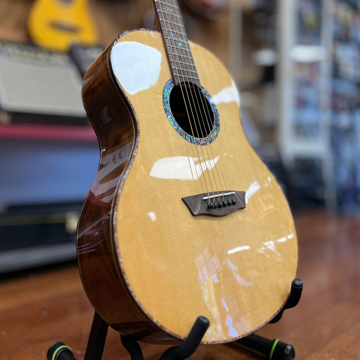 USED Washburn Bella Tono Elegante S24S Acoustic Guitar, Gloss Natural