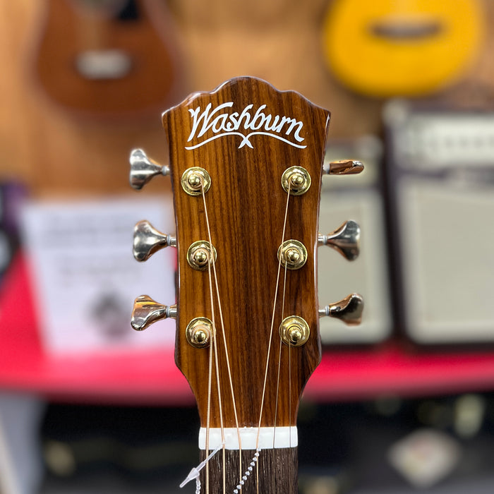 USED Washburn Bella Tono Elegante S24S Acoustic Guitar, Gloss Natural