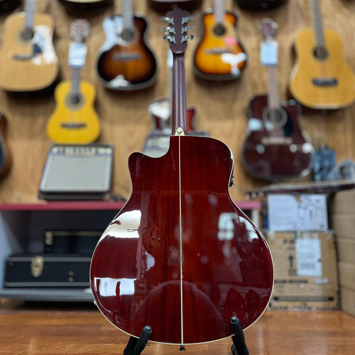 USED Washburn Deep Forest Burl 6 String Acoustic-Electric Guitar, Amber Fade