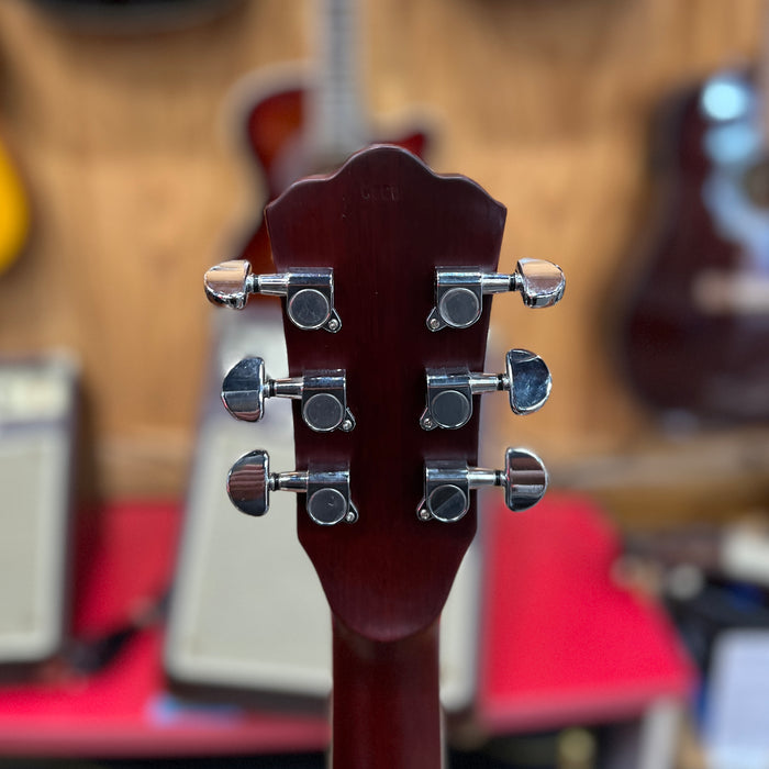 USED Washburn Deep Forest Burl 6 String Acoustic-Electric Guitar, Amber Fade
