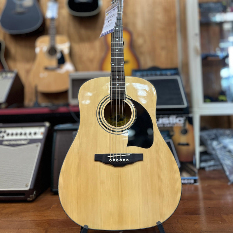 USED Washburn Lyon Acoustic Guitar, Natural