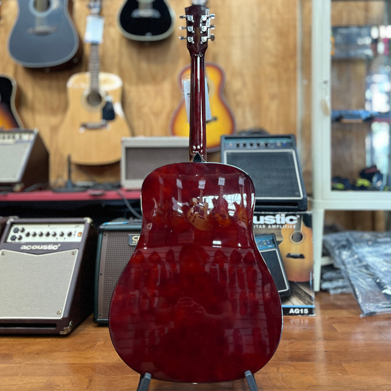 USED Washburn Lyon Acoustic Guitar, Natural