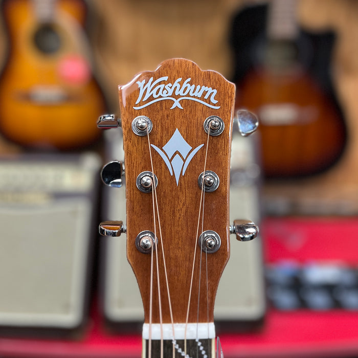 USED Washburn WG7SCE Harvest Series Grand Auditorium Cutaway Acoustic-Electric Guitar