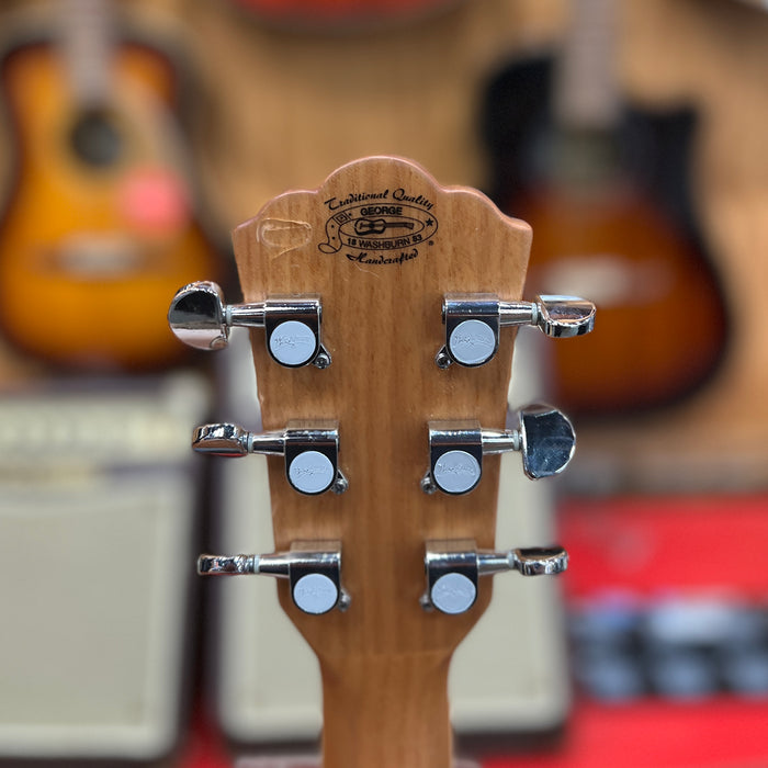 USED Washburn WG7SCE Harvest Series Grand Auditorium Cutaway Acoustic-Electric Guitar