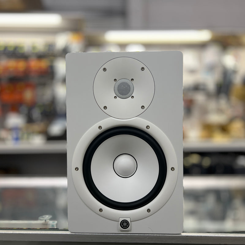USED Yamaha HS8 8-inch Powered Studio Monitors, White (Pair)