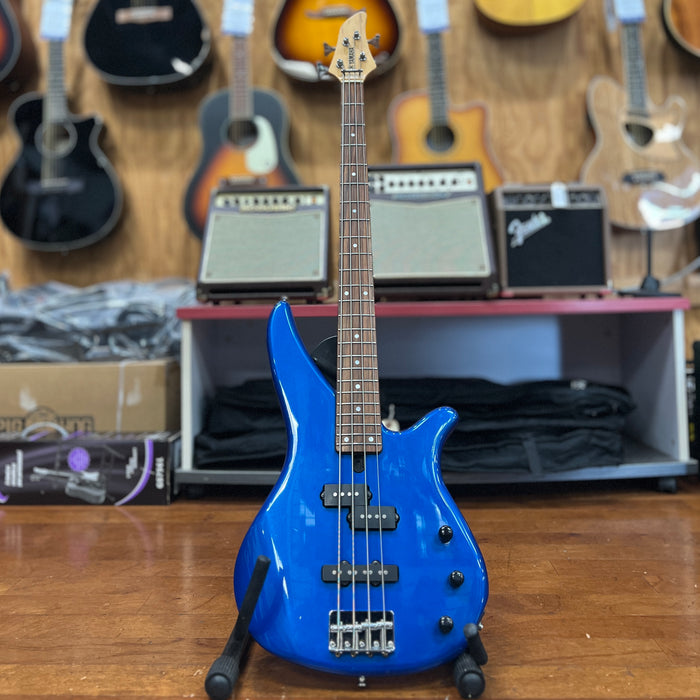 USED Yamaha RBX170 4-String Electric Bass, Blue