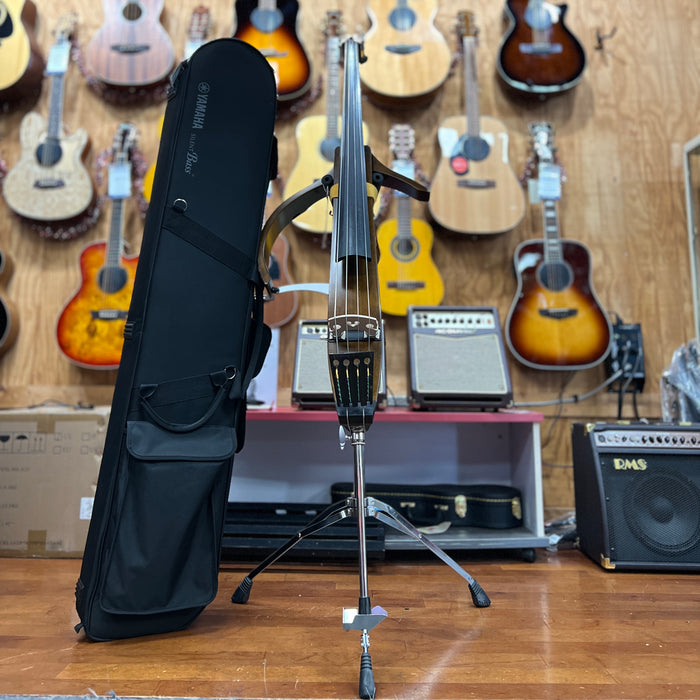 USED Yamaha SLB300SK Silent Electric Upright Bass w/ SVB-BST Stand & Gig Bag