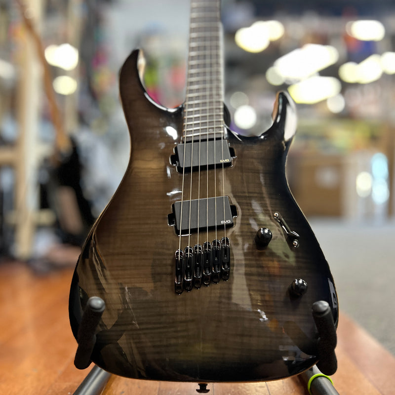 USED Zereth S6 Prototype Fanned Fret Electric Guitar w/ Case