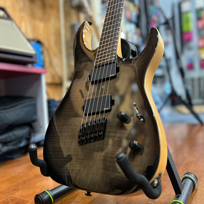 USED Zereth S6 Prototype Fanned Fret Electric Guitar w/ Case