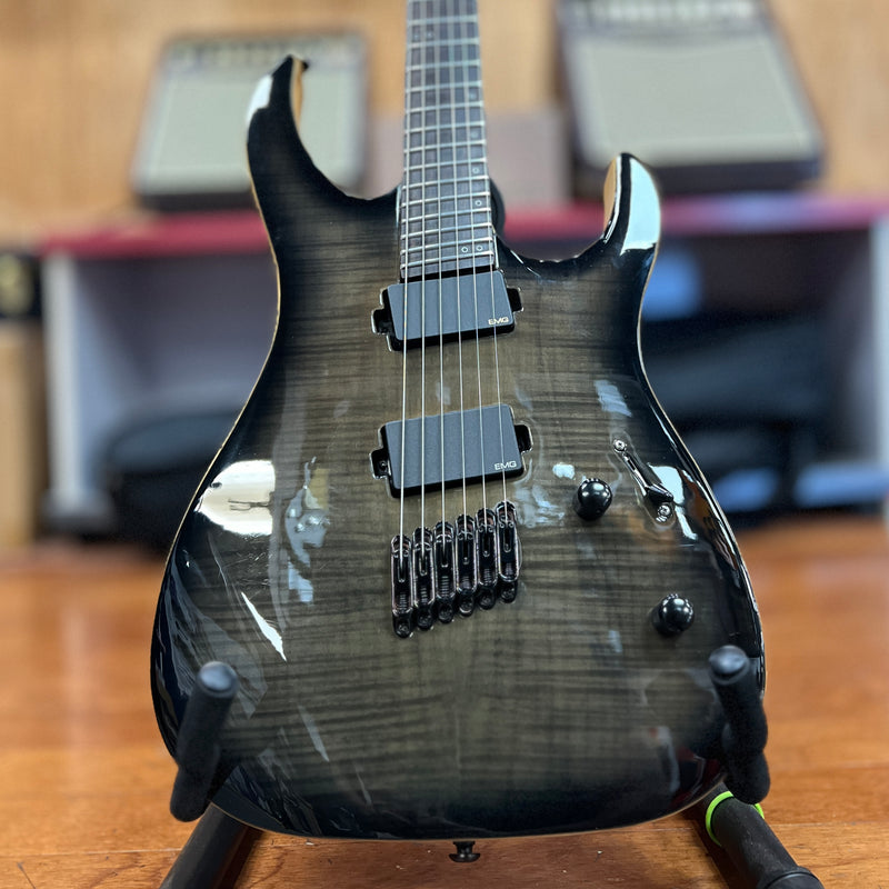 USED Zereth S6 Prototype Fanned Fret Electric Guitar w/ Case